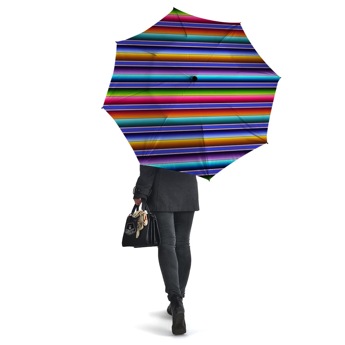 Baja Serape Mexican Umbrella-grizzshop