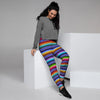 Baja Serape Mexican Women's Joggers-grizzshop