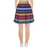 Baja Serape Mexican Women's Skirt-grizzshop