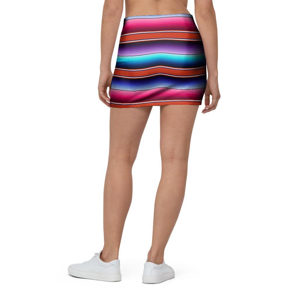 Baja Serape Mini Skirt-grizzshop