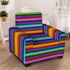 Baja Serape Print Armchair Cover-grizzshop