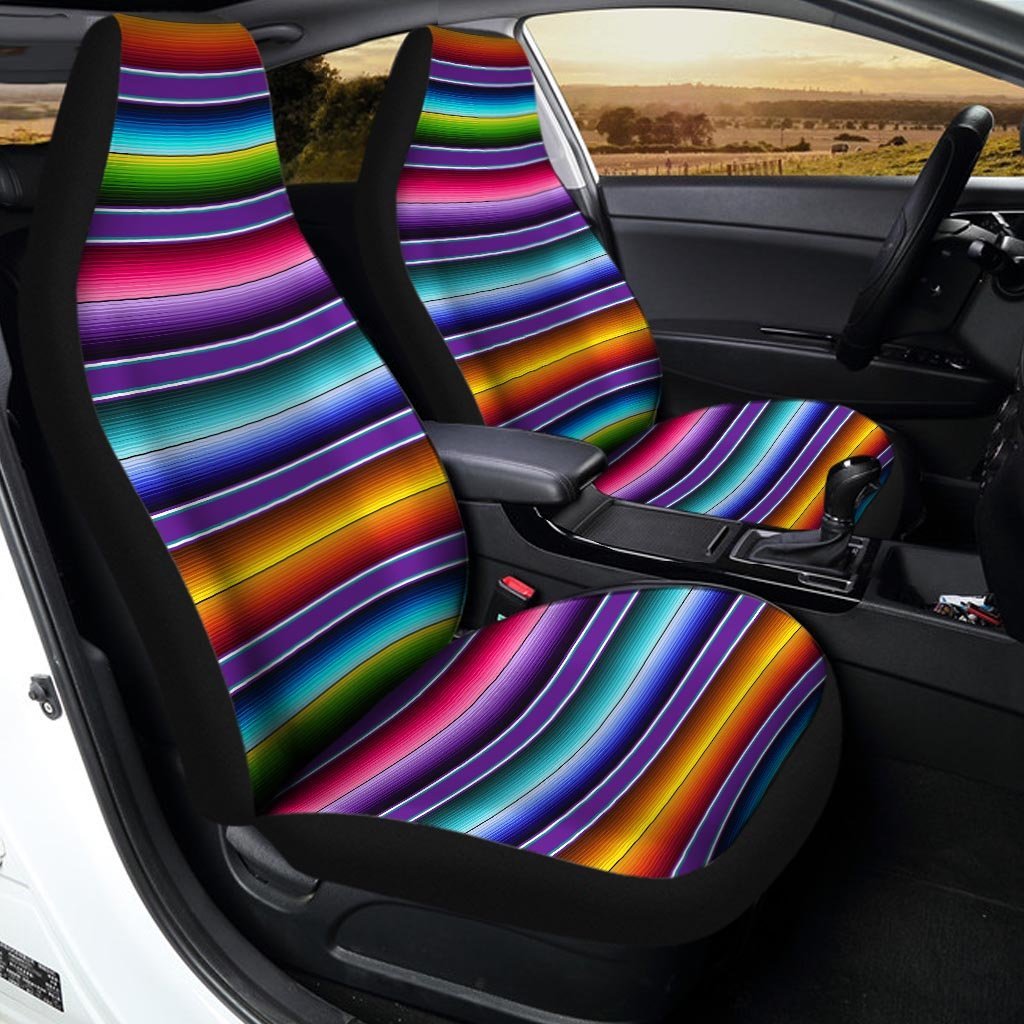 Baja Serape Print Car Seat Covers-grizzshop