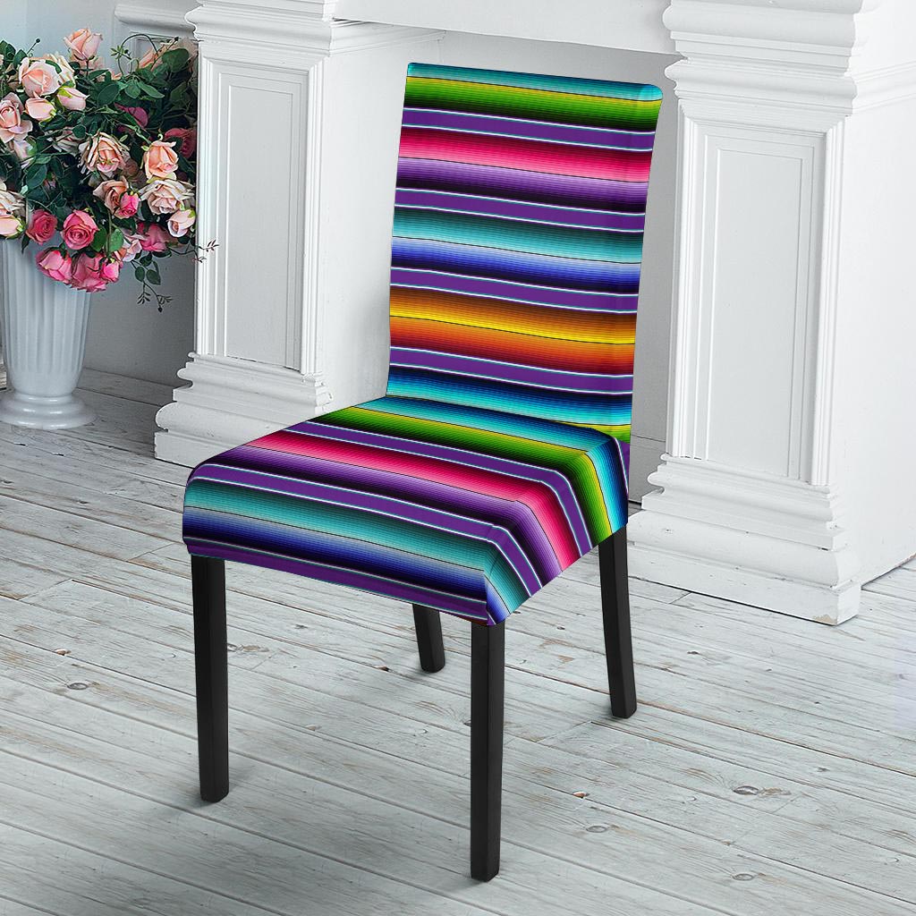 Baja Serape Print Chair Cover-grizzshop