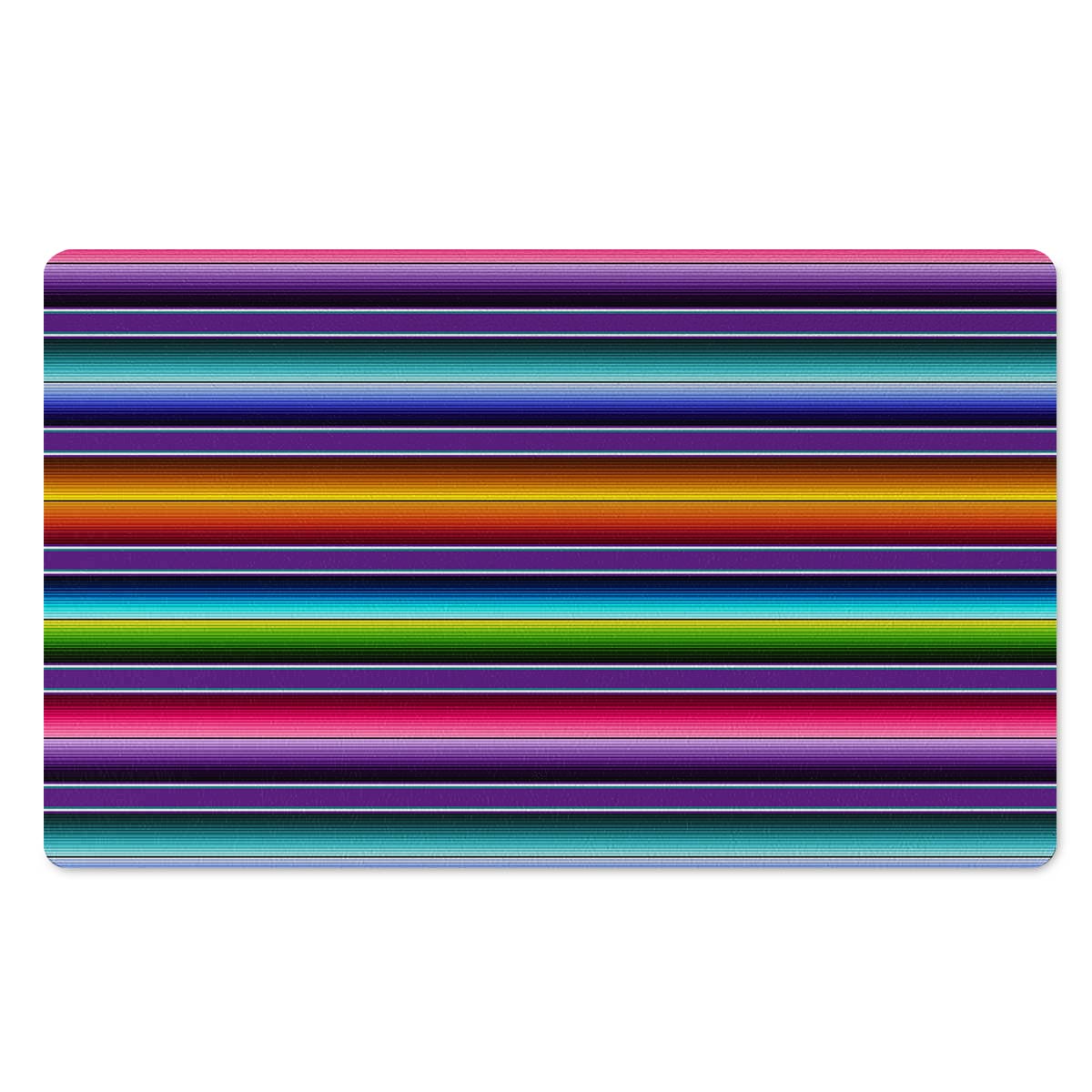 Baja Serape Print Door Mat-grizzshop