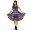 Baja Serape Print Dress-grizzshop