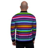 Baja Serape Print Men's Bomber Jacket-grizzshop