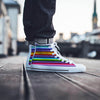 Baja Serape Print Men's High Top Shoes-grizzshop