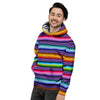 Baja Serape Print Men's Hoodie-grizzshop