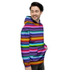 Baja Serape Print Men's Hoodie-grizzshop