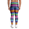 Baja Serape Print Men's Leggings-grizzshop