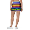 Baja Serape Print Mini Skirt-grizzshop