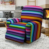 Baja Serape Print Recliner Cover-grizzshop