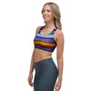 Baja Serape Print Sports Bra-grizzshop