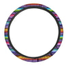 Baja Serape Print Steering Wheel Cover-grizzshop