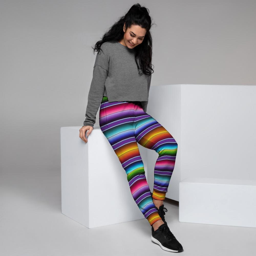 Baja Serape Print Women's Joggers-grizzshop