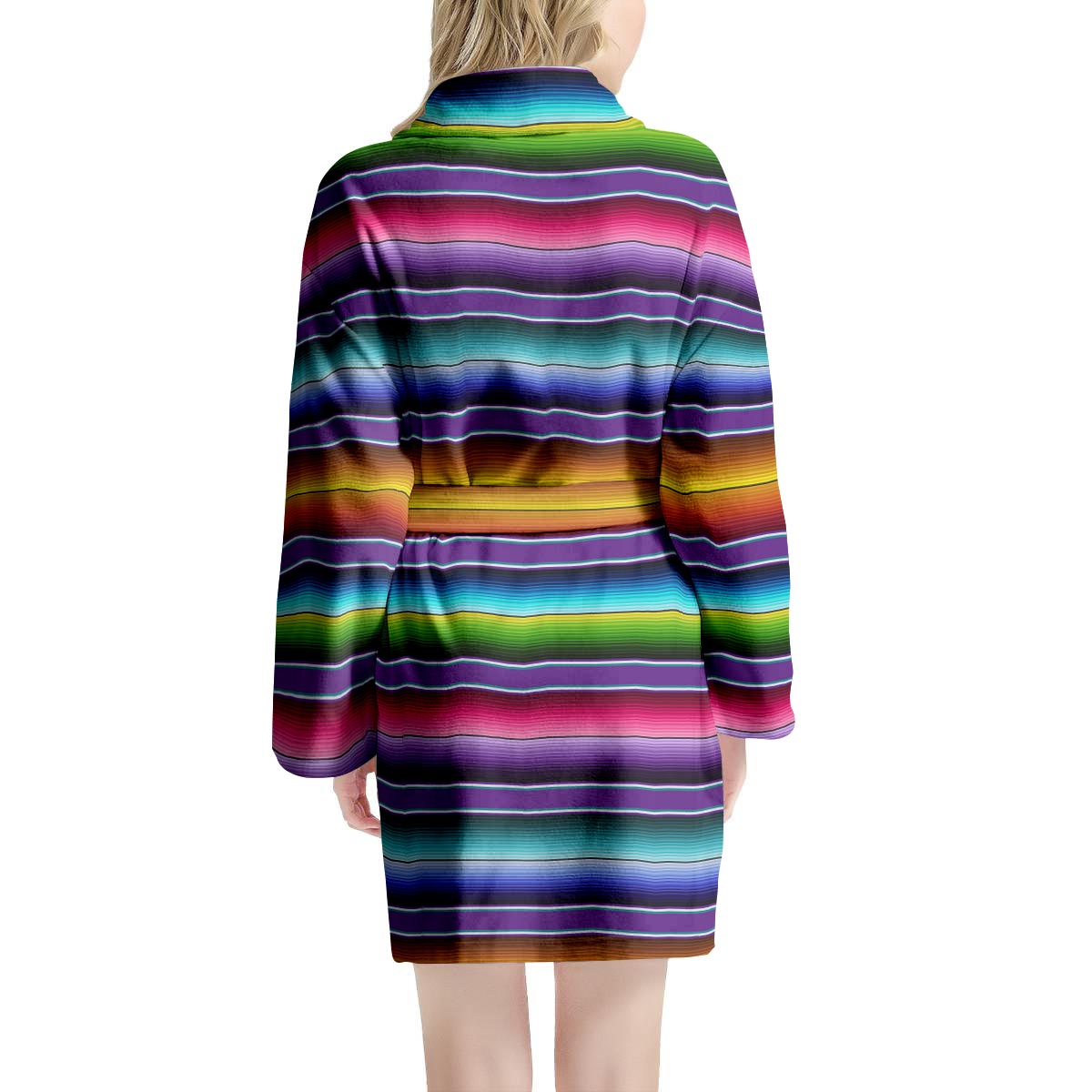 Baja Serape Print Women's Robe-grizzshop