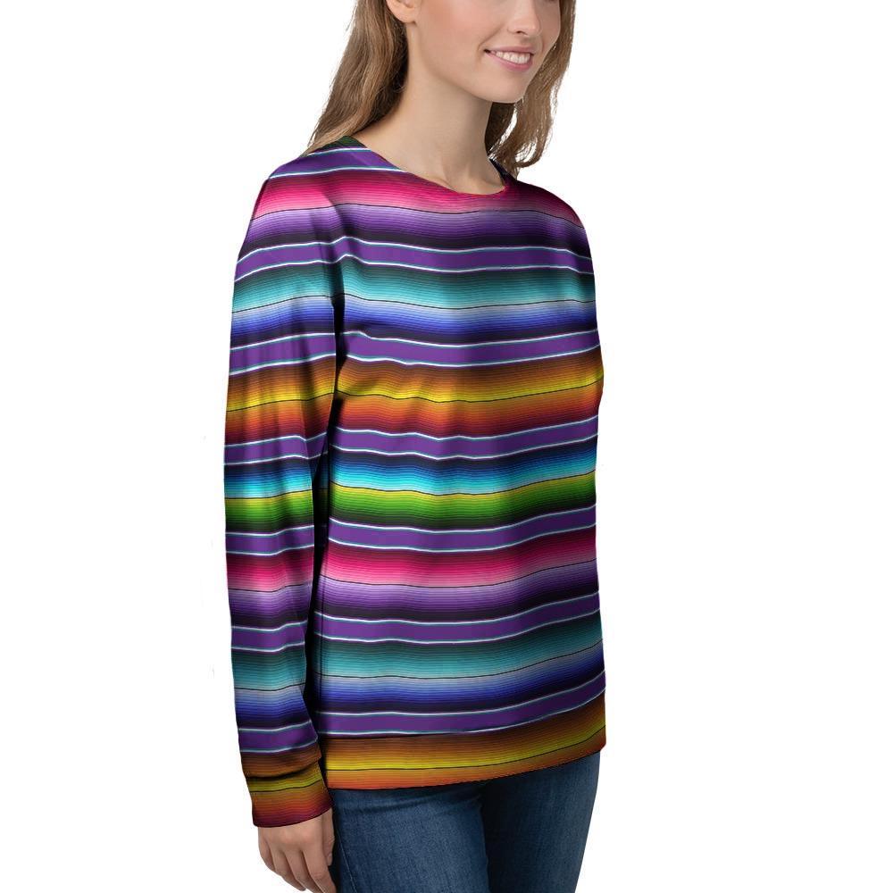 Baja Serape Print Women's Sweatshirt-grizzshop