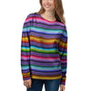 Baja Serape Print Women's Sweatshirt-grizzshop