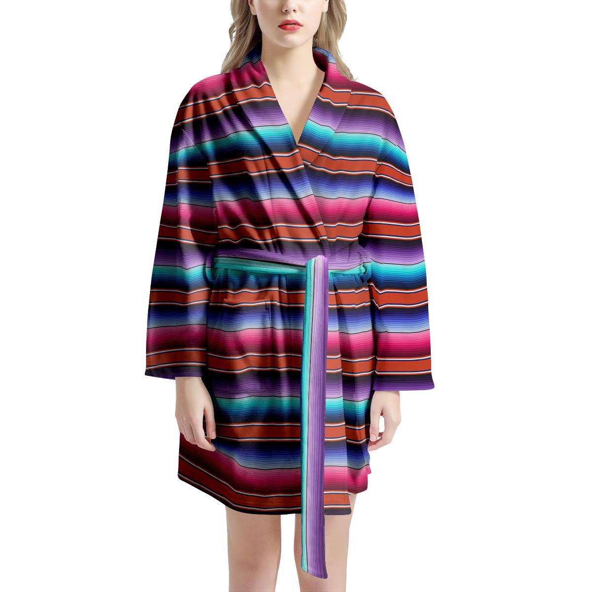 Baja Serape Women's Robe-grizzshop