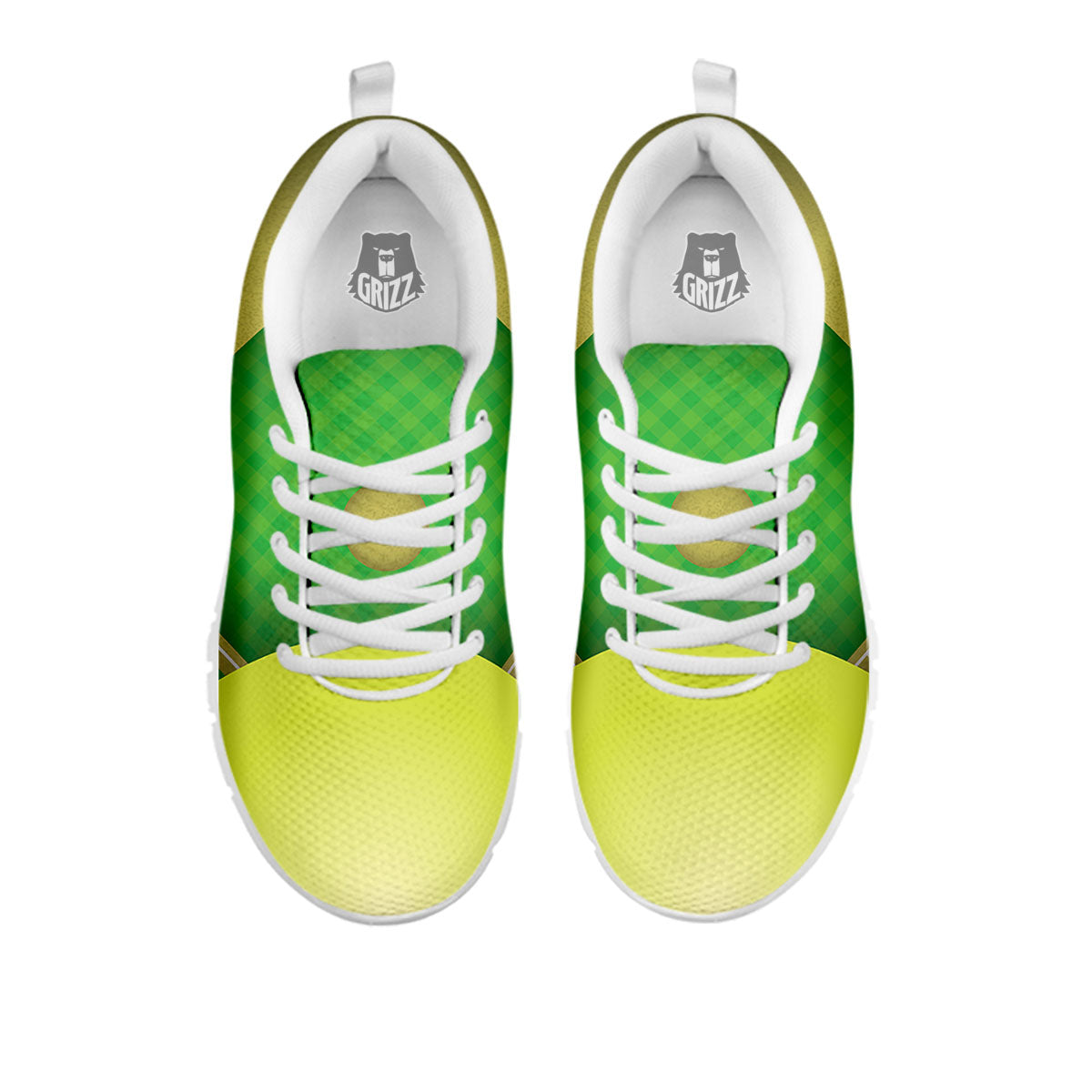 Ball And Softball Field Print White Sneaker-grizzshop