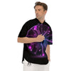 Ball Plasma Print Men's Short Sleeve Shirts-grizzshop