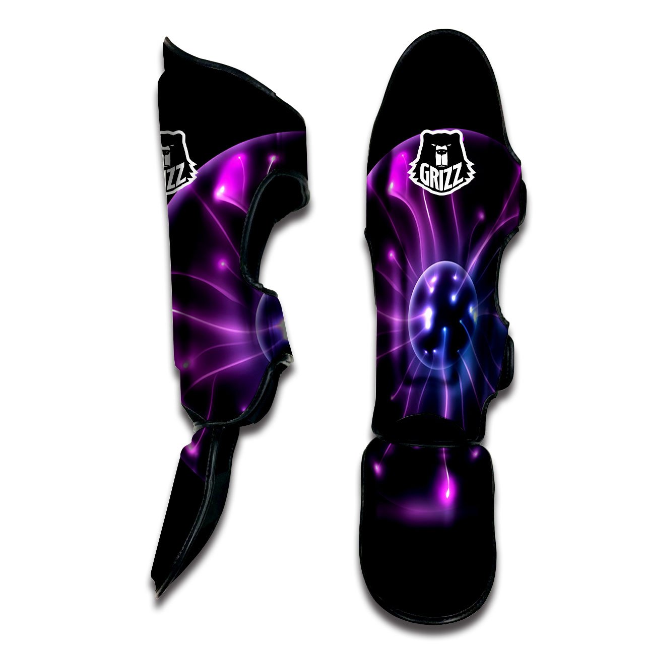 Ball Plasma Print Muay Thai Shin Guards-grizzshop