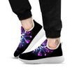 Ball Plasma Print White Athletic Shoes-grizzshop