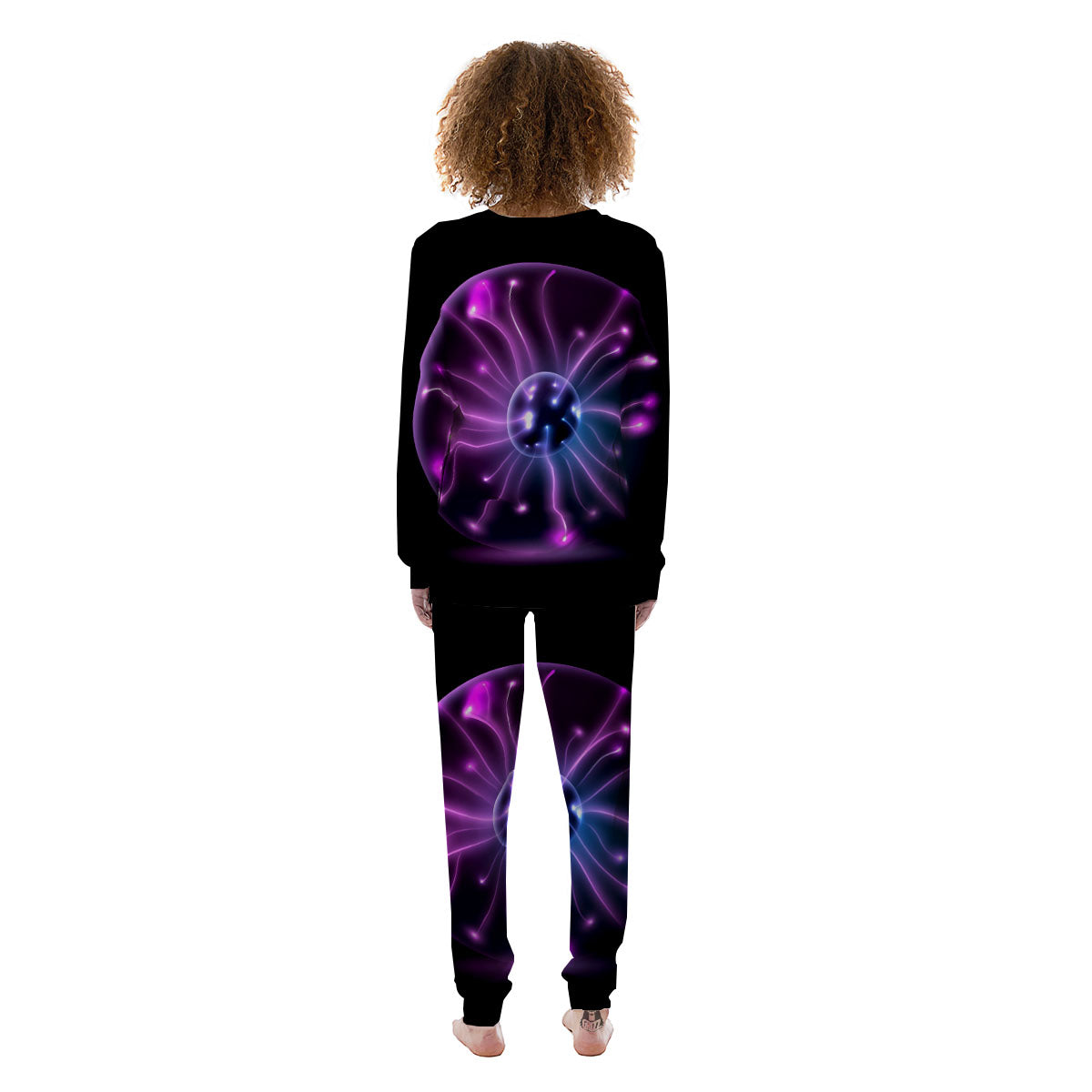 Ball Plasma Print Women's Pajamas-grizzshop