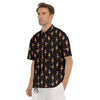 Ballet Dancing Print Pattern Men's Short Sleeve Shirts-grizzshop