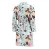 Ballet Girl Pattern Print Men Long Robe-grizzshop