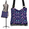 Ballet Pattern Print Crossbody Bags-grizzshop