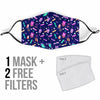 Ballet Pattern Print Face Mask-grizzshop