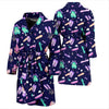 Ballet Pattern Print Men Long Robe-grizzshop