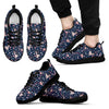 Ballet Print Pattern Black Sneaker Shoes For Men Women-grizzshop