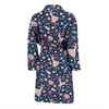 Ballet Print Pattern Men Long Robe-grizzshop