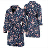 Ballet Print Pattern Men Long Robe-grizzshop