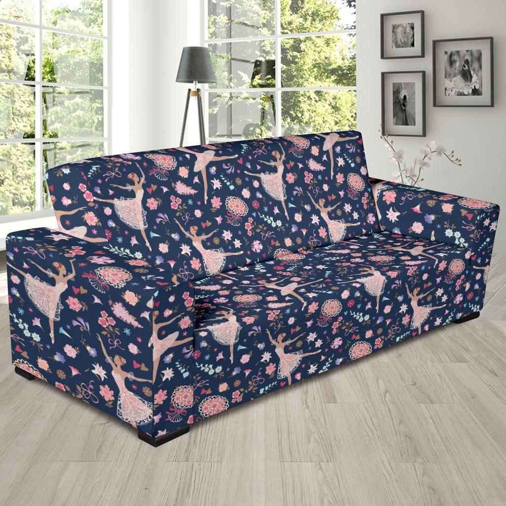 Ballet Print Pattern Sofa Covers-grizzshop