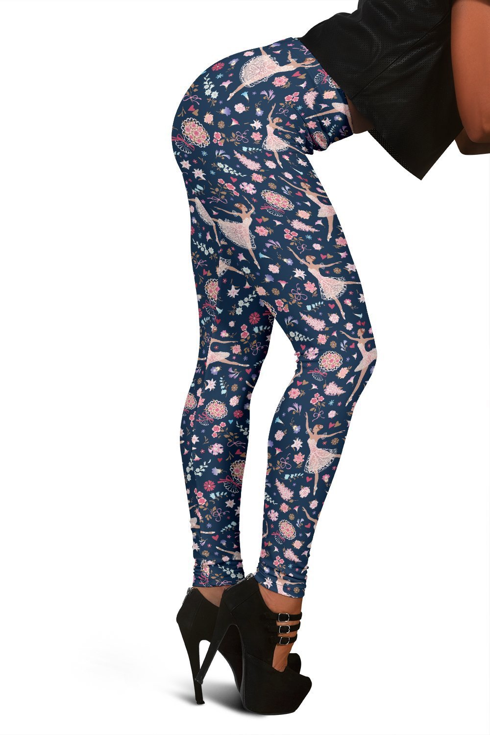 Ballet Print Pattern Women Leggings-grizzshop