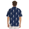 Ballet Snowflake Print Pattern Men's Short Sleeve Shirts-grizzshop