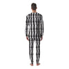 Ballet White And Black Print Pattern Men's Pajamas-grizzshop