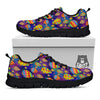 Balloon Air Retro Print Pattern Black Sneaker-grizzshop