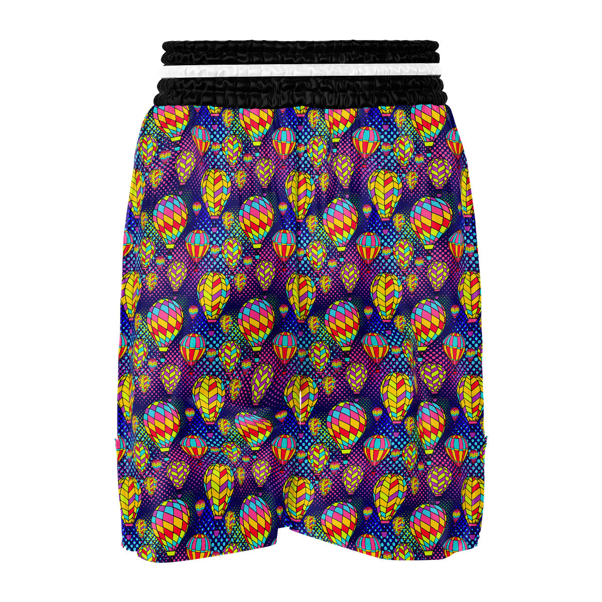 Balloon Air Retro Print Pattern Boxing Shorts-grizzshop