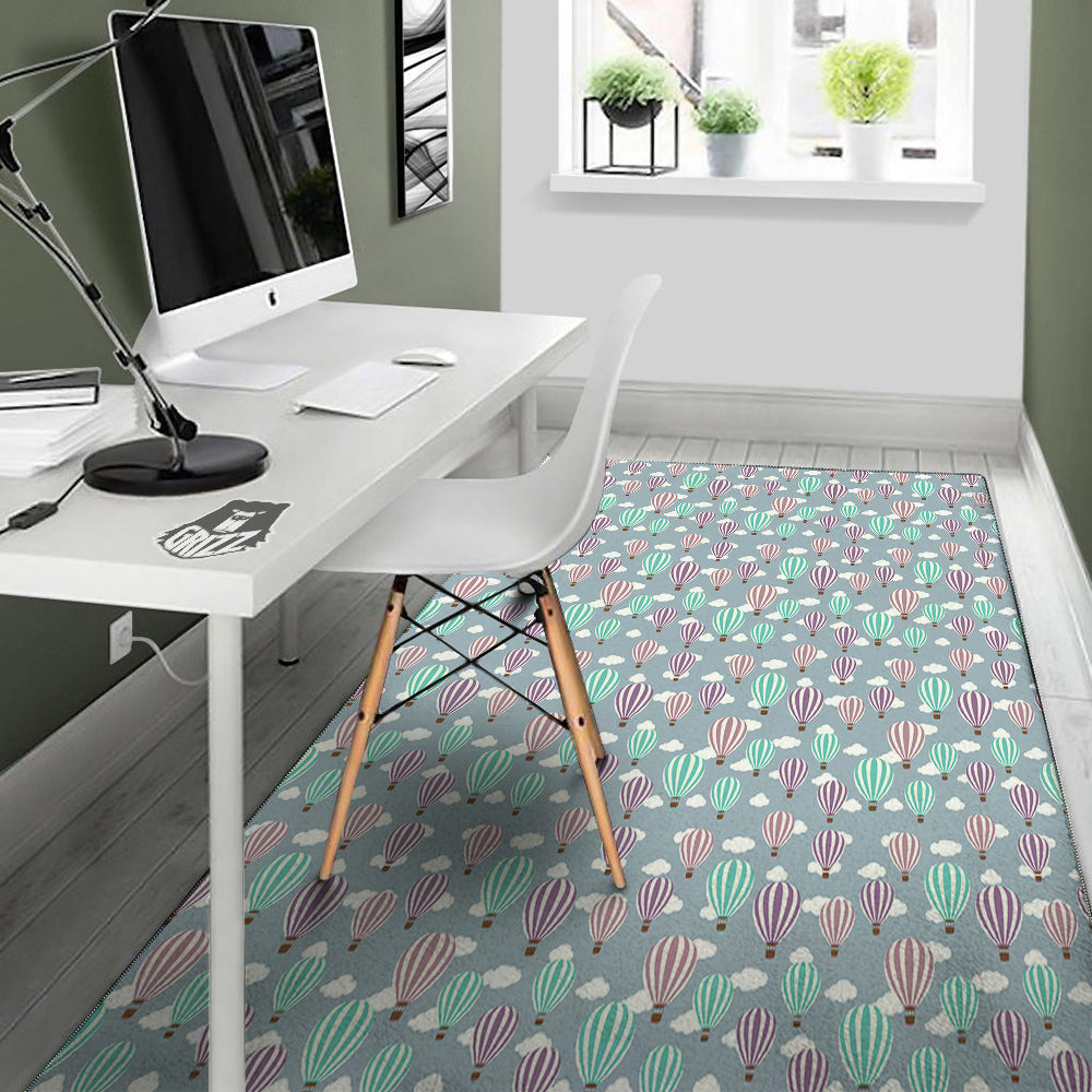 Balloon Cartoon Print Pattern Floor Mat-grizzshop