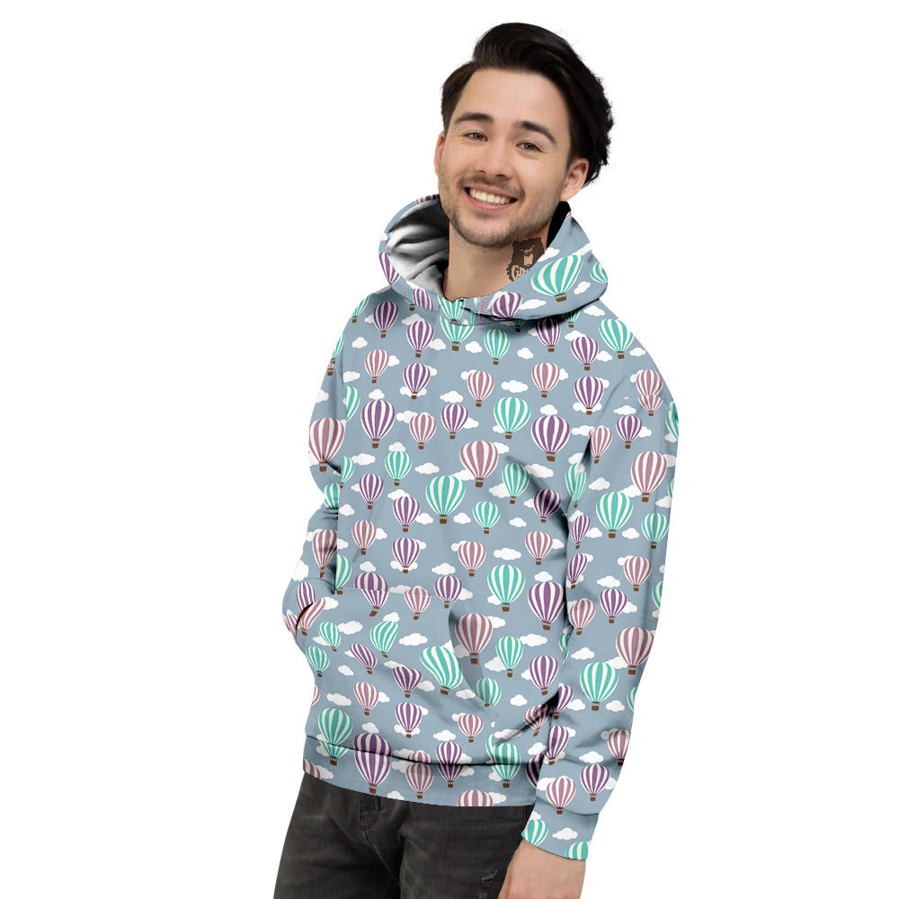 Balloon Cartoon Print Pattern Men's Hoodie-grizzshop