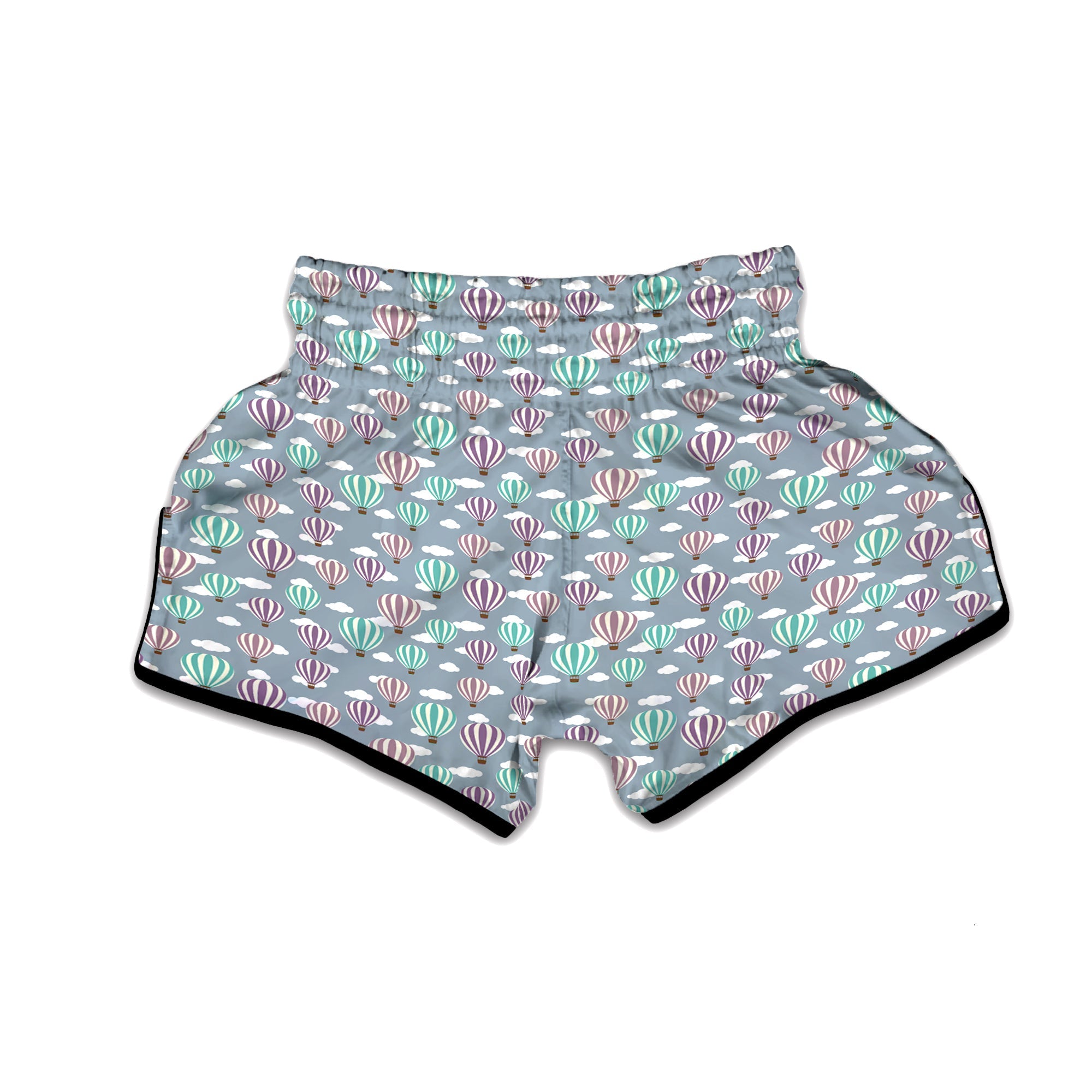Balloon Cartoon Print Pattern Muay Thai Boxing Shorts-grizzshop