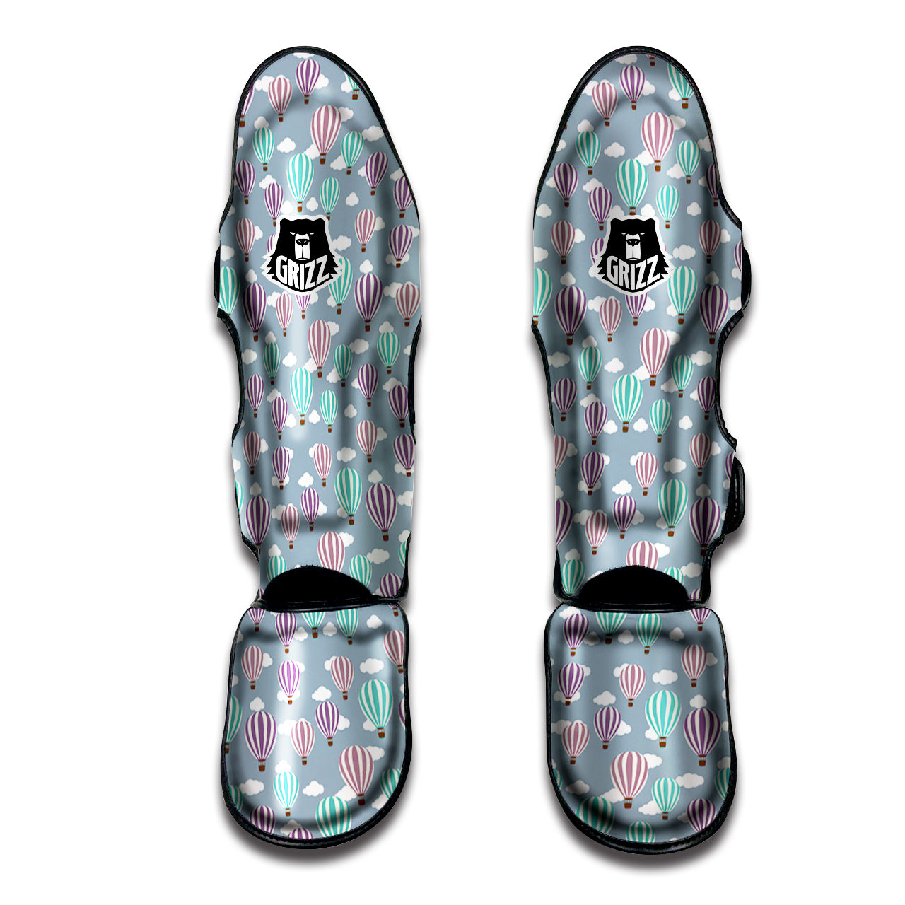 Balloon Cartoon Print Pattern Muay Thai Shin Guards-grizzshop