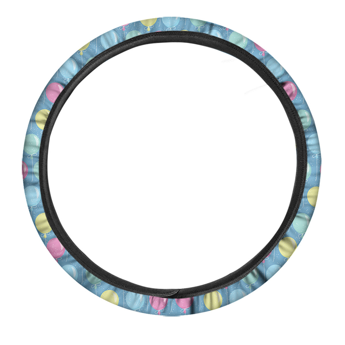 Balloon Colorful Print Pattern Car Steering Wheel Cover-grizzshop