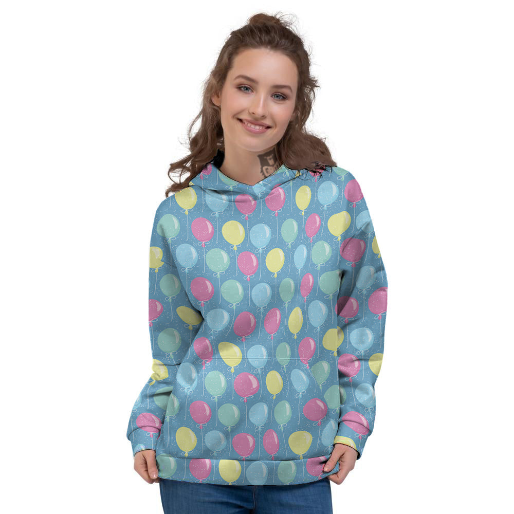 Balloon Colorful Print Pattern Women's Hoodie-grizzshop