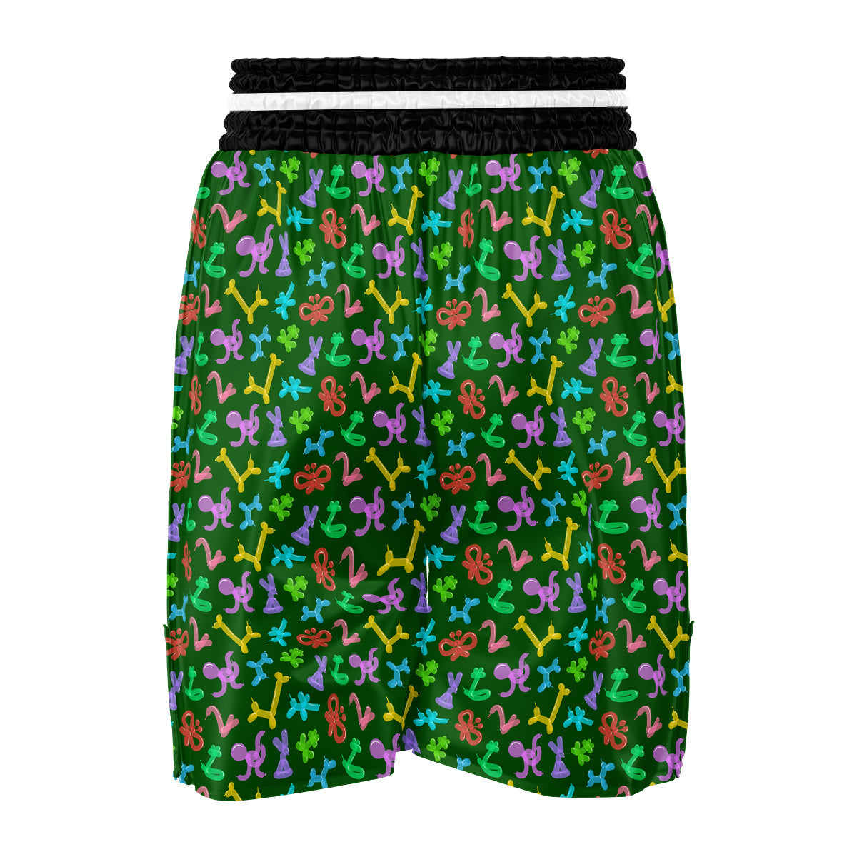 Balloon Modelling Print Pattern Boxing Shorts-grizzshop