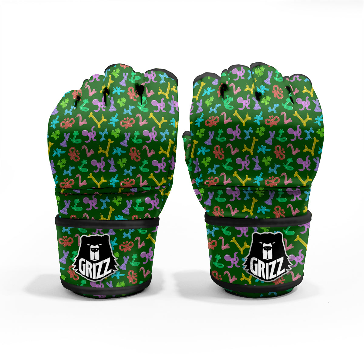 Balloon Modelling Print Pattern MMA Gloves-grizzshop